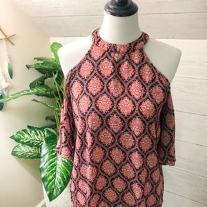 High neck blouse